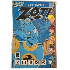 Zot! He's Back, The Eyes of Dekko, No. 17, March 1988, Eclipse Comics, NM+ 9.6